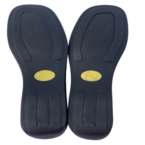 Born Leather Upper Slide Sandals Mules Size 6 - Picture 6 of 8